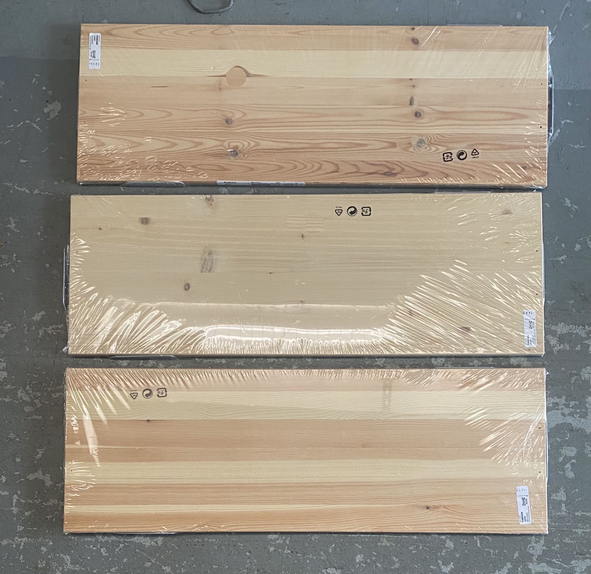 IKEA Wooden Shelves (still In Package) 