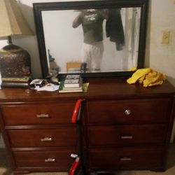 Large Dresser With Mirror 