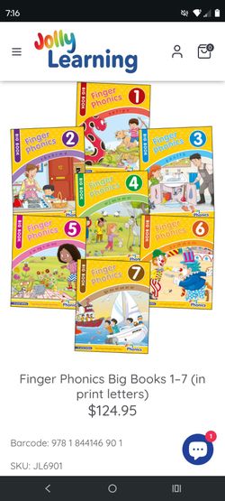 Jolly Phonics Big Books (One thru Seven)