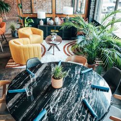 Black Marble table For Sale