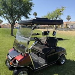 Club Car Golf Cart with 2 Speeds Plus Stereo and Suede Seats