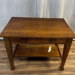 - Antique Quarter Sawn Oak Arts & Crafts Table