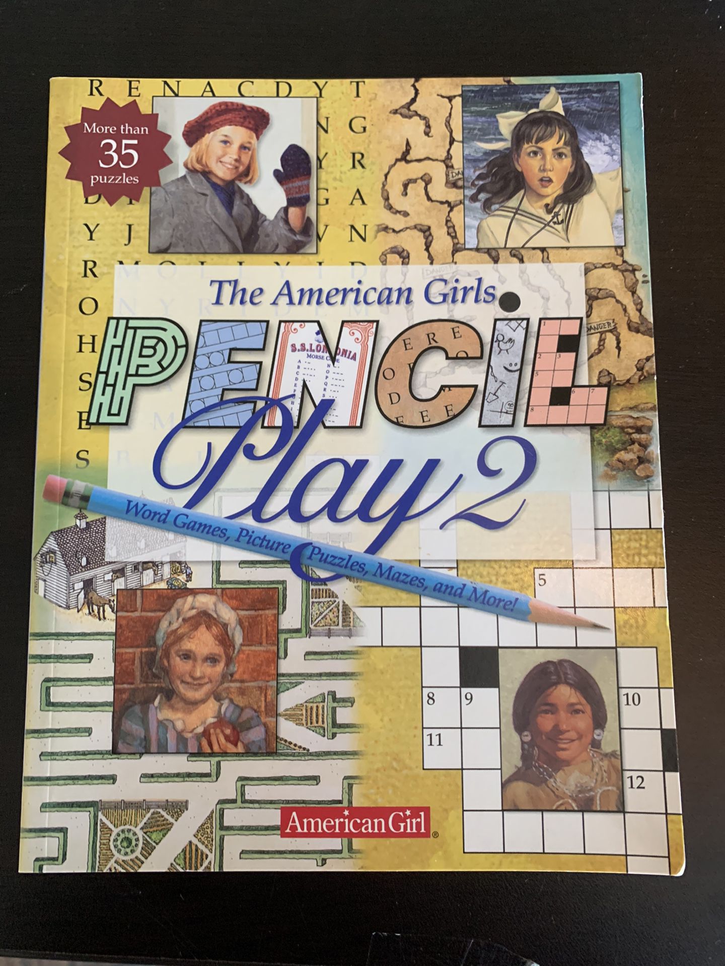 American Girl Pencil Play Book -Games Puzzles etc
