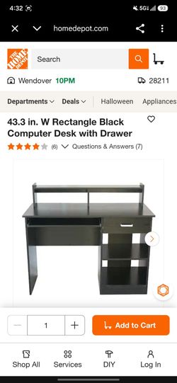 43.3 inch desk