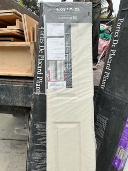 Masonite bi-fold textured closet doors