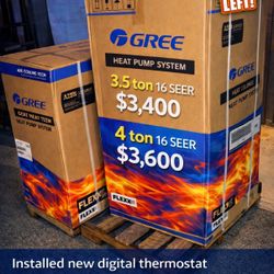 New Ac Air Conditioner 4 Ton HEAT PUMP ❄️🔥 Installed