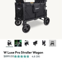 WONDERFOLD W4 Luxe Pro Stroller Wagon (4 Seater) 
