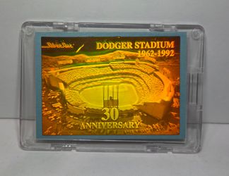 1992 FIELD VISION DODGER STADIUM 30th ANNIVERSARY HOLOGRAM CARD