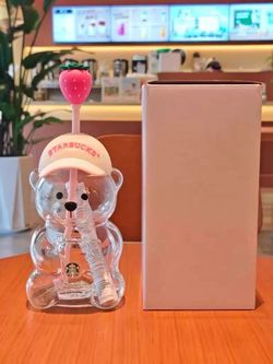 Starbucks pink bear cup