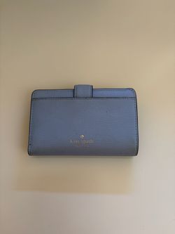 Kate Spade Blue Leather Bifold Wallet