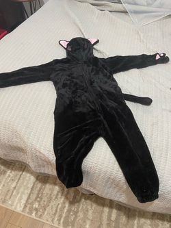 Kids Black Cat Costume Onesie