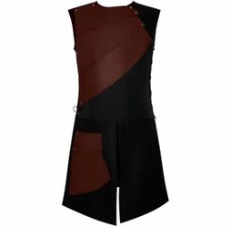 Medieval Costumes Fashion Men Hot Tops Archer Leather Armor Retro Viking Renaissance Sleeveless