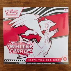 Pokemon White Flare ETB Elite Trainer Box - SV: White Flare (WHT)