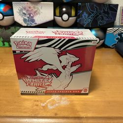 White Flare ETB POKEMON cards