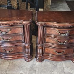 Set Of 2 Table Nightstand 