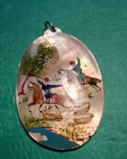 Mother of Pearl Persian Pendant