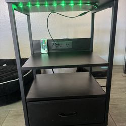 Nightstand with Charging Station
