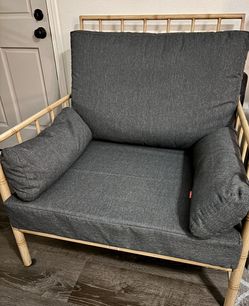 Opalhouse Cala Canopy Chair - Grey Outdoor Patio Lounge Chair 