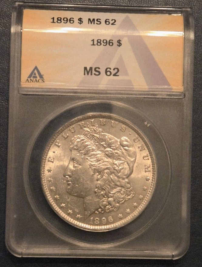 1896 Morgan Silver Dollar NGC MS 70