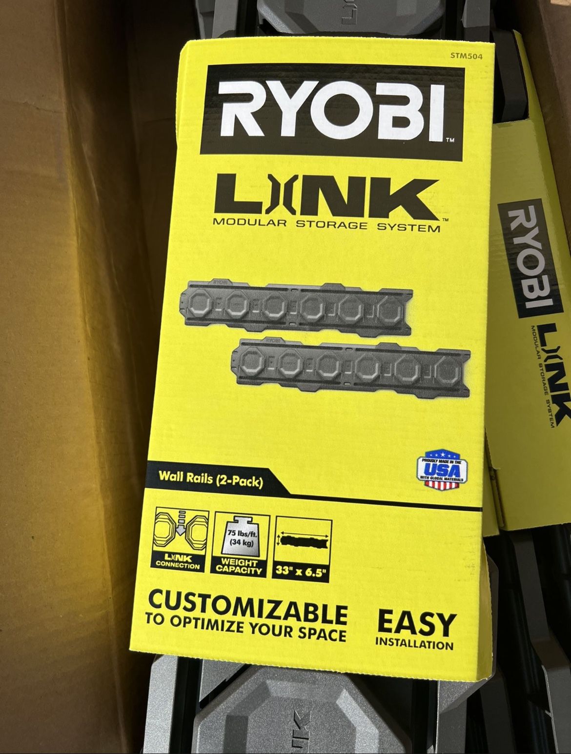RYOBI LINK Wall Rails (2-Pack)