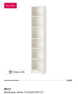 Ikea - 2 Billy Bookcase White