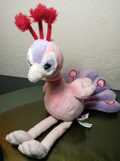 Ganz Webkinz Pinktastic Peacock plush