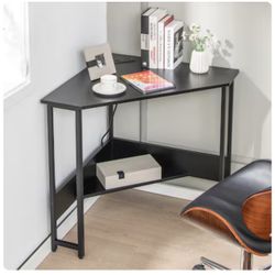 Triangle Desk With Outlets