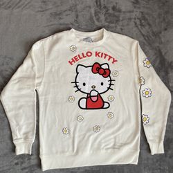 Hello Kitty Cream Medium Crewneck Sweatshirt 