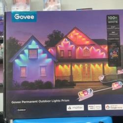 Govee   Christmas string Icicle  Prism Permanent Outdoor light strip Curtain Recessed Down