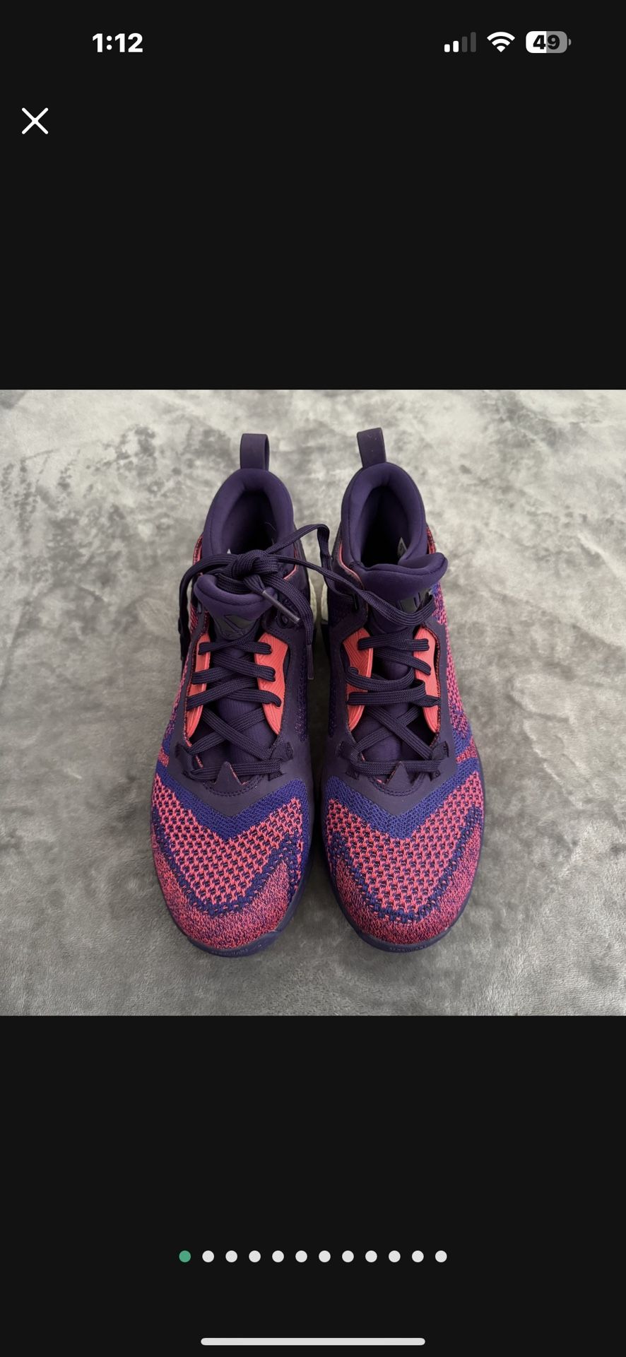 Adidas DAMIAN LILLARD 2 BOOST PRIMEKNIT-Limited Ed-Dame Shoe~Men Sz 10