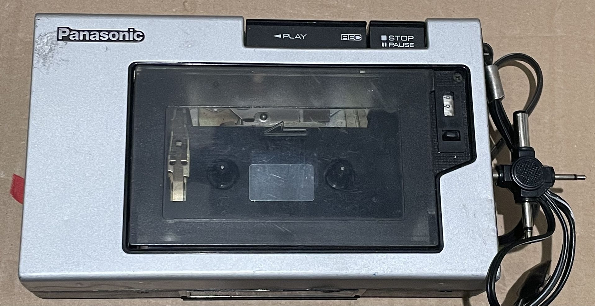 PANASONIC RQ-212DAS CASSETTE TAPE RECORDER TESTED WORKING VTG JAPAN