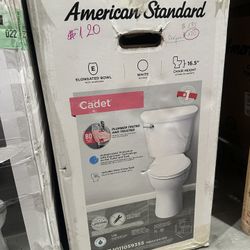 American Standard Cadet Elongated Toilet 