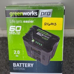 Greenworks 60v Lithium Battery