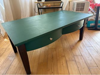 Solid wood MCM table