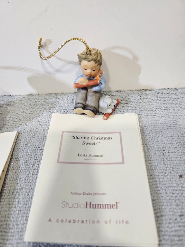 Berta Studio Hummel Goebel Ornament "Sharing Christmas Sweets"