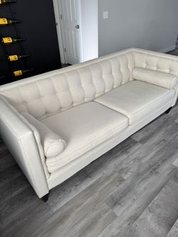 Beige Loveseat Couch