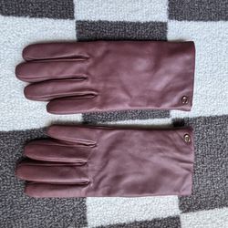 Coach Leather Gloves 