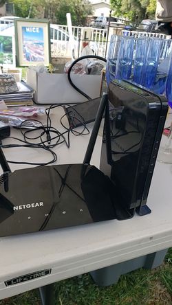 Netgear modem and router