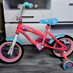 🚴‍♂️Peppa Pig 12" girl's bike, pink/blue🚴‍♂️