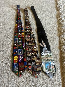 Looney Tunes Ties Bundle  Vintage 