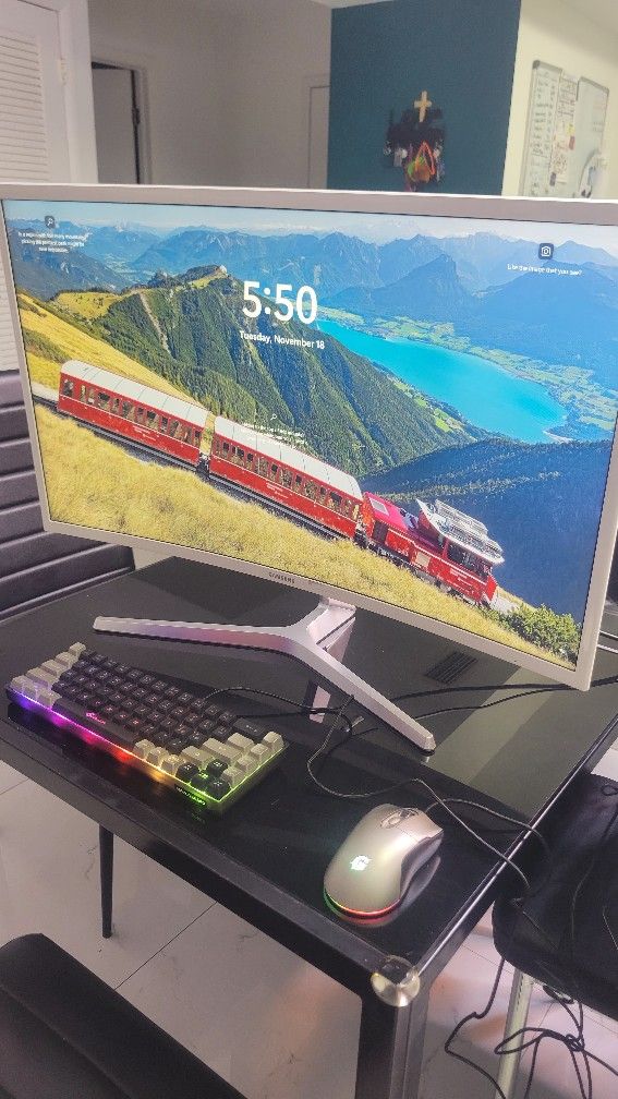 Gaming Pc Intel Core I7+16 GB RAM+ Curve Monitor 32 Inch