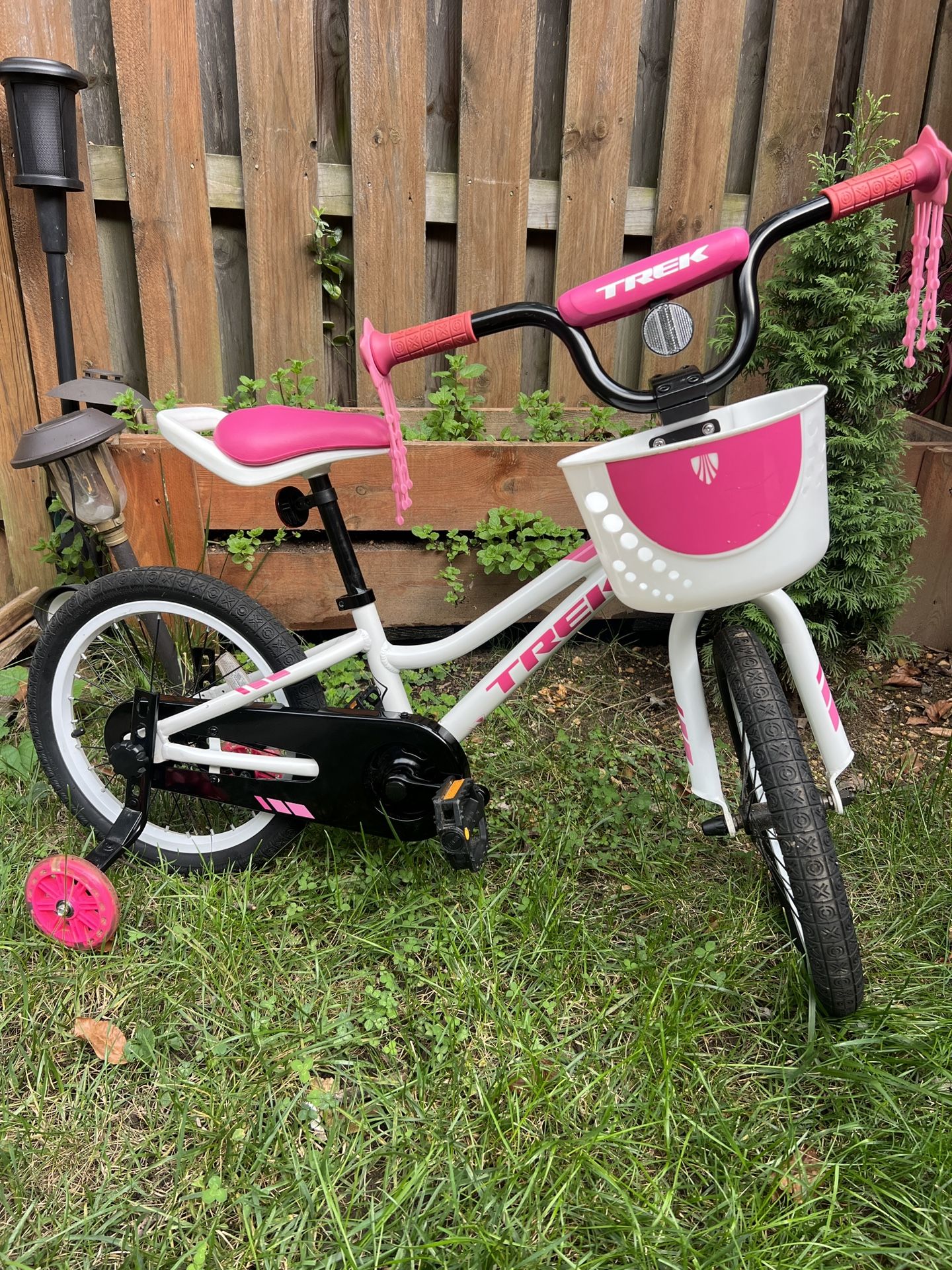 Gorgeous Trek 16” Girl Bicycle With Training Wheels