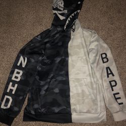 Nbhd X Bape Hoodie Large