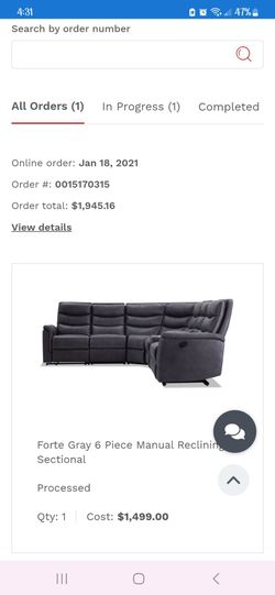 Sectional couch