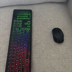 RGB Wireless Keyboard and Mouse