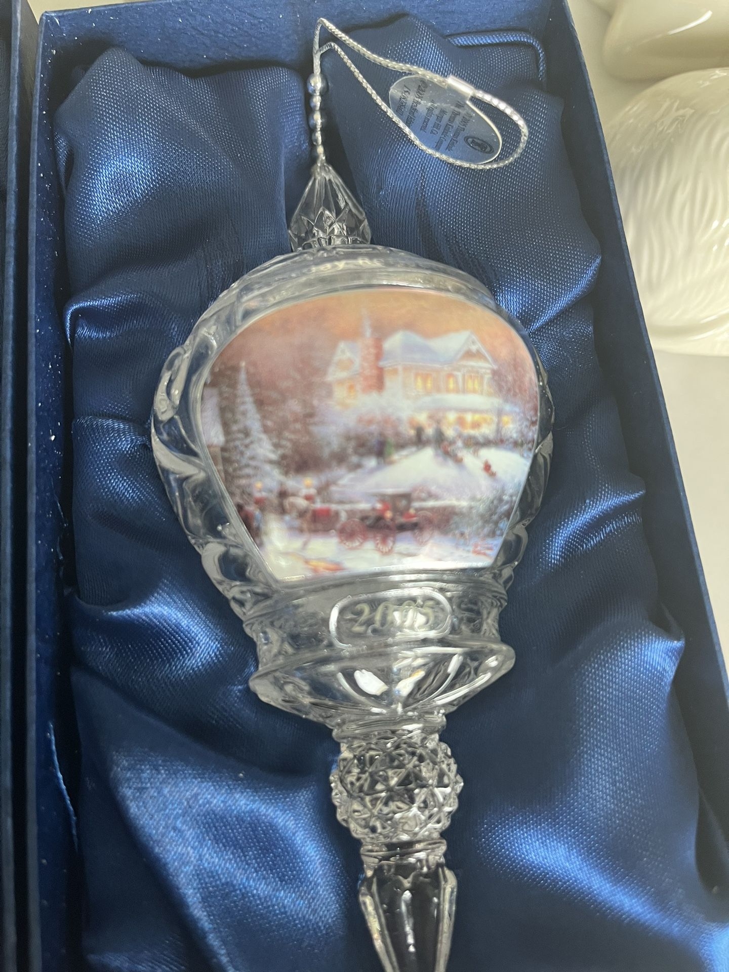 Thomas Kincaid Crystal Ornaments