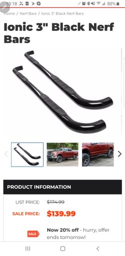 2007 Chevy Silverado 3 inch step bars