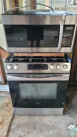 Range oven 31 inch and microwave