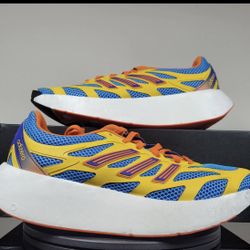 Adidas Adizero Aruku Running Shoes Yellow Blue White JH8074 
