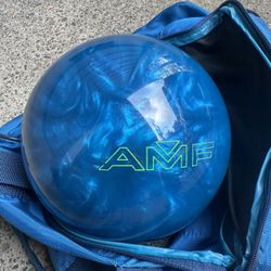 AMF undrilled bowling bowl